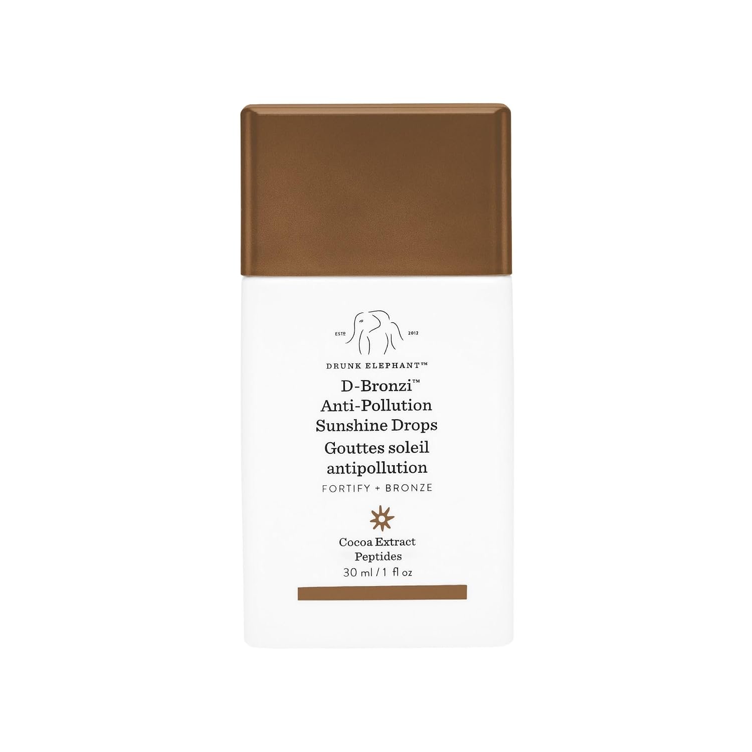 Drunk Elephant D-Bronzi Sunshine Drops – Bronzing Color Serum Drops – Clean Clinical Skincare – Cruelty-Free – Dermatologist-Tested – Free of Essential Oils, Silicones, and Fragrance